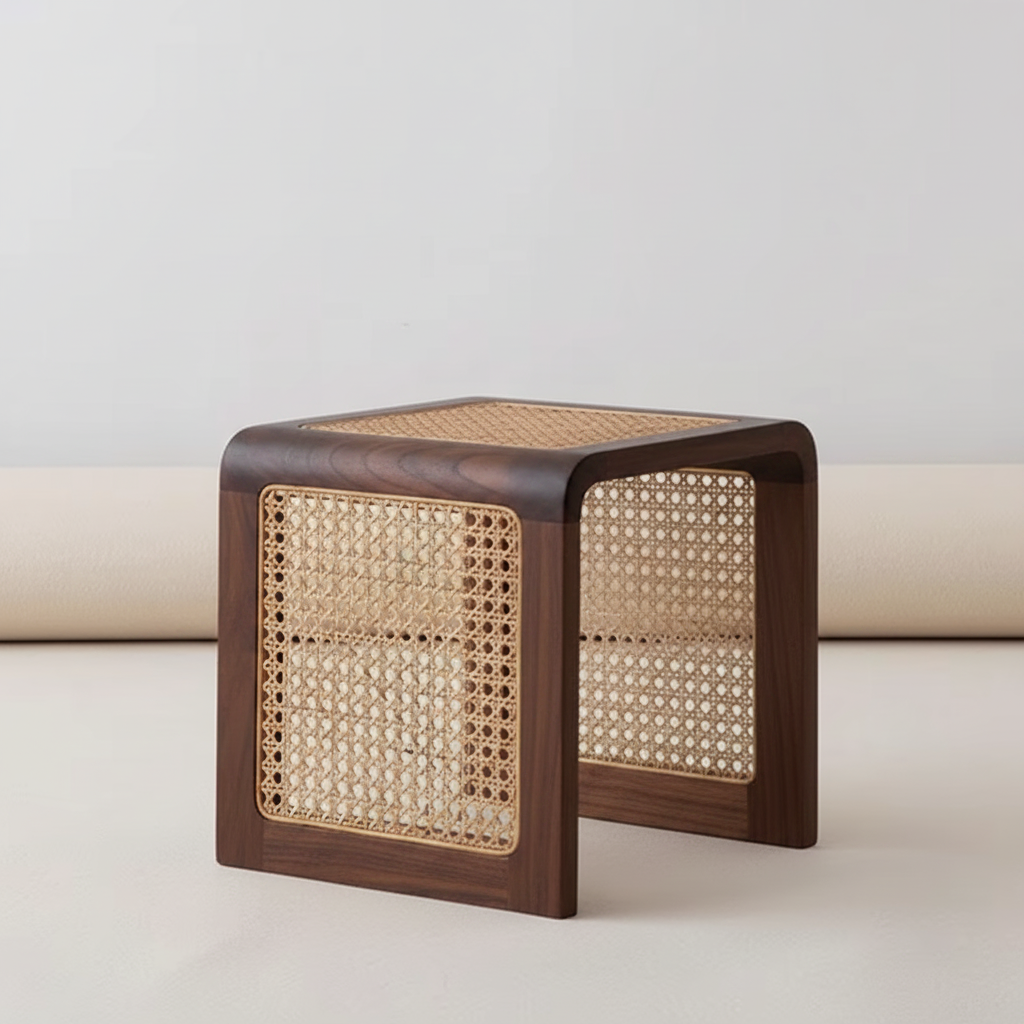 Zen Craft Woven Wood Coffee Table