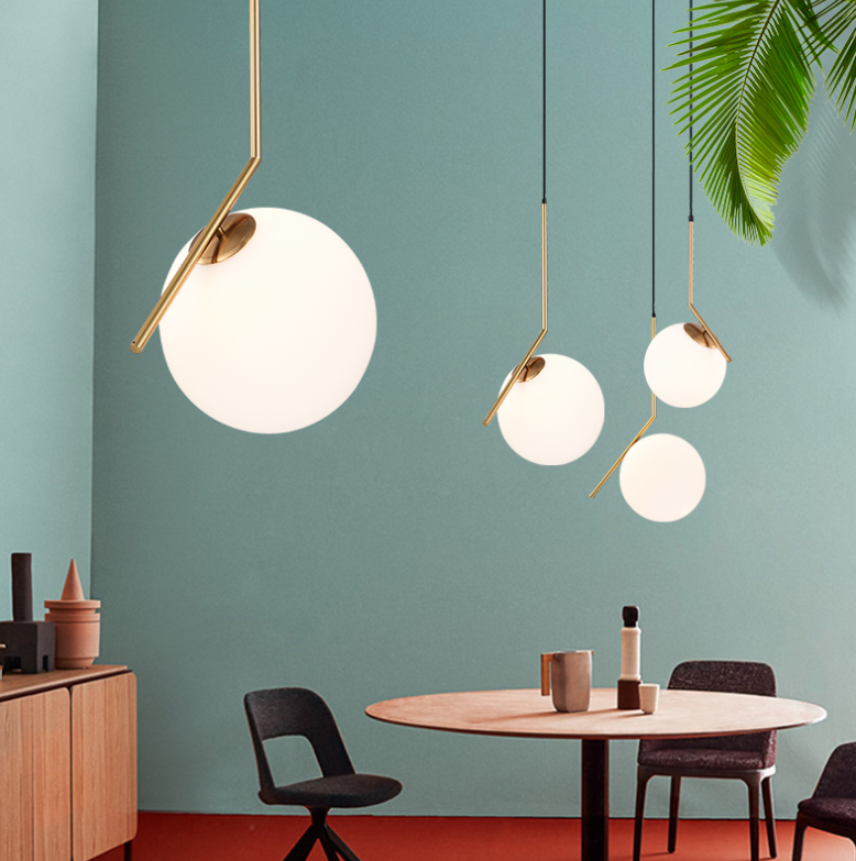 Nordic Glass Ball Pendant Light