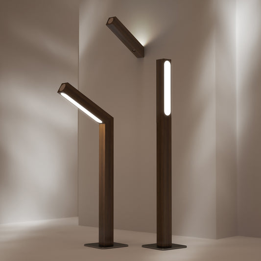 Minimalist Bamboo Bedside Lamp
