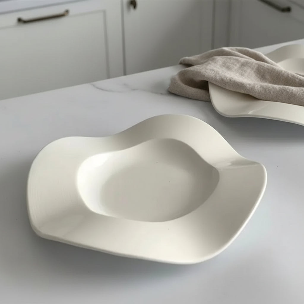 Contemporary Ceramic Dinner Plate
