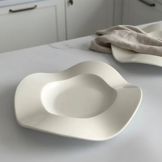 Contemporary Ceramic Dinner Plate