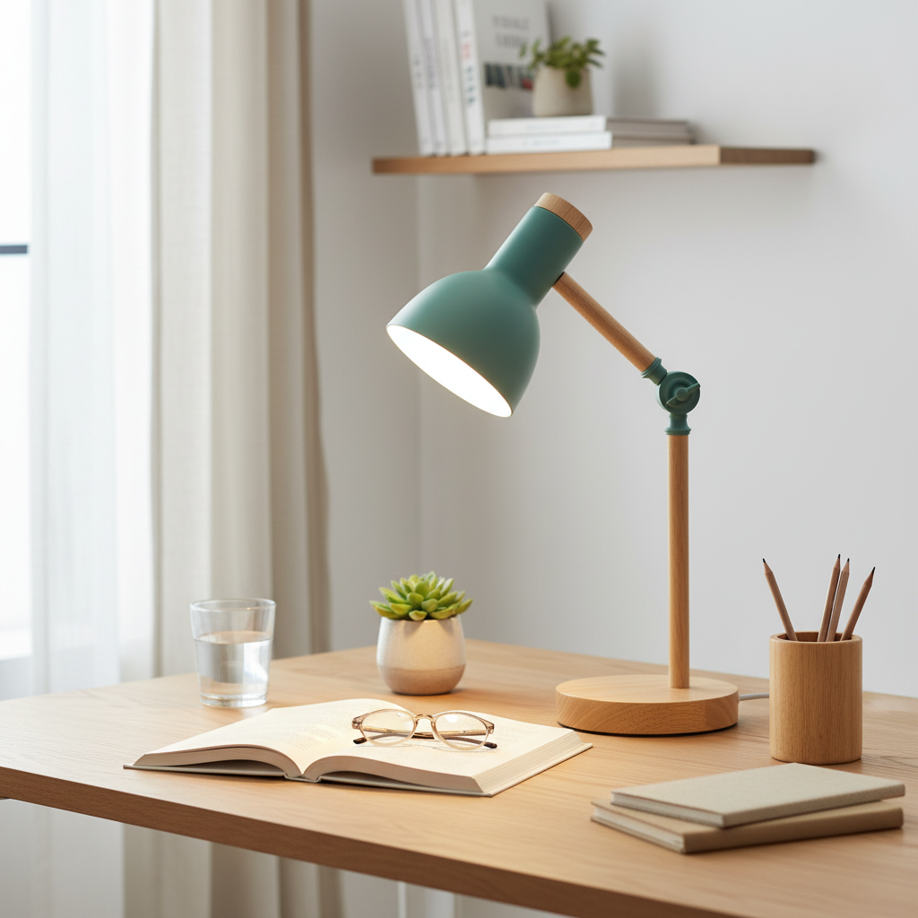 Nordic Wind Down Bedside Lamp