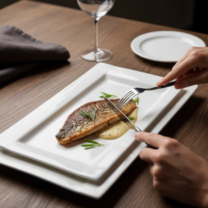 Western Cuisine Ceramic Plates