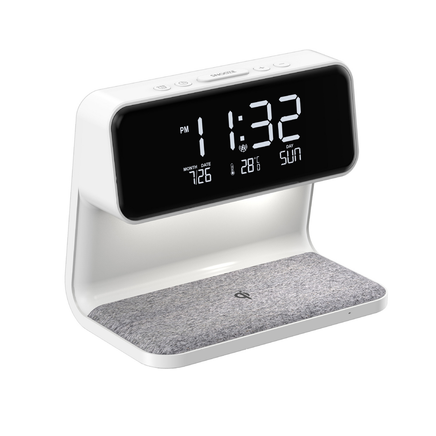 3-in-1 Bedside Lamp Wireless Charger
