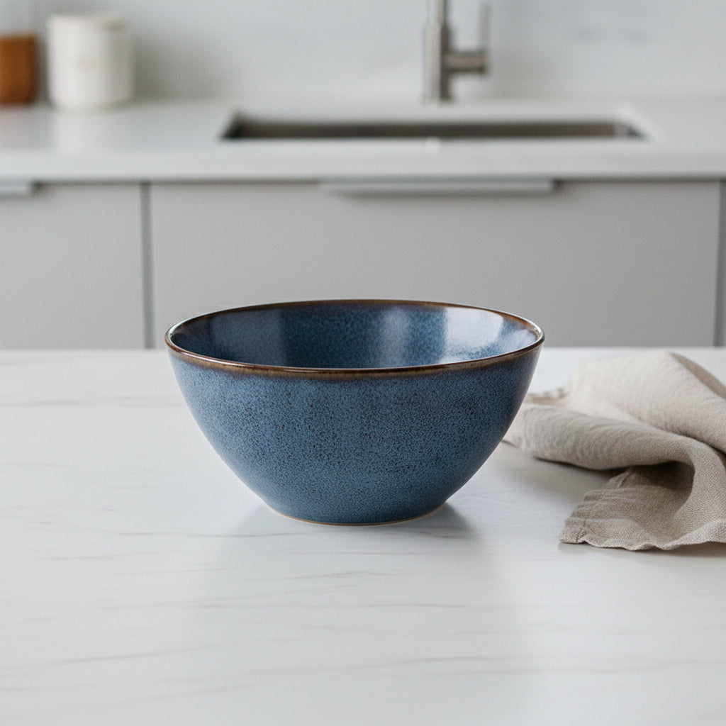 Nordic Ceramic Plates and Bowls Set