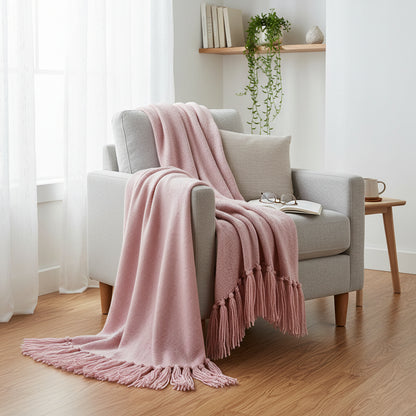 Knitted Throw Blanket