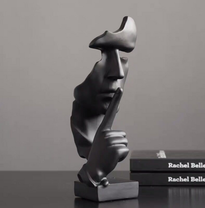 Abstract Face Art Sculpture