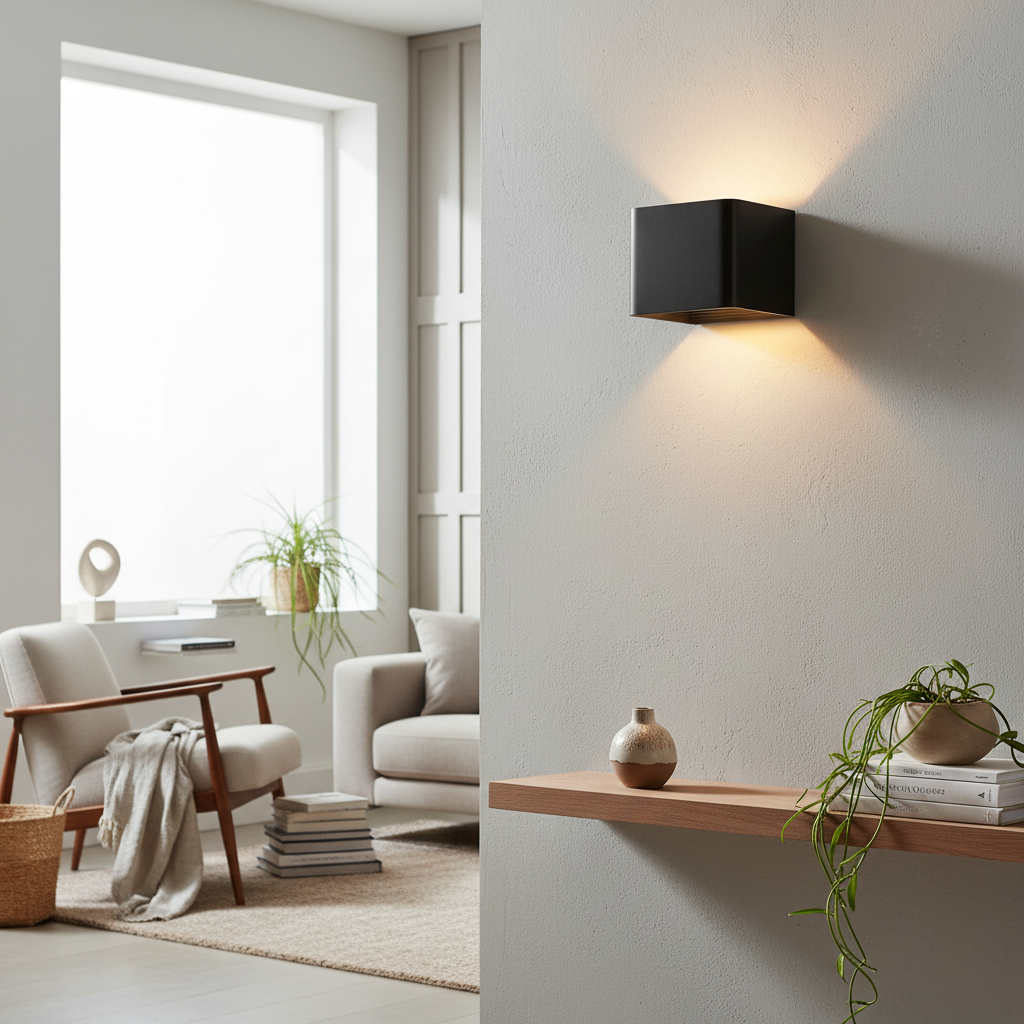 Rechargeable Bedside Wall Lamp