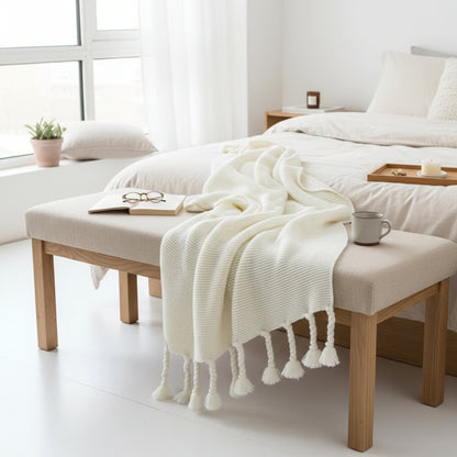 Knitted Throw Blanket