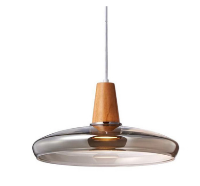 Glass Three-Head Pendant Lamp