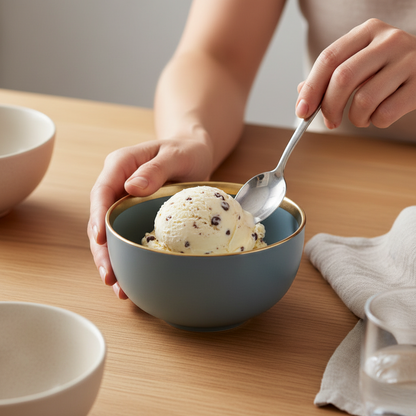 Nordic Gold Trim Ceramic Dinnerware