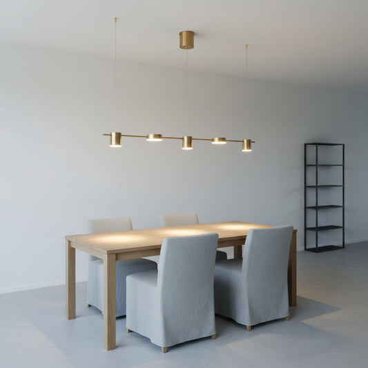 LED Linear Pendant Light Multi-Head