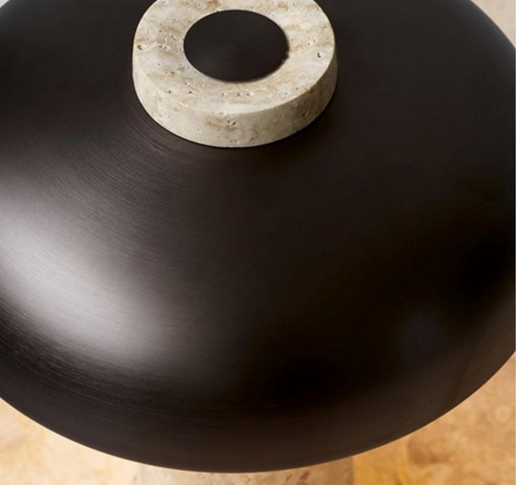 WhisperGlow Nordic Stone Bedside Lamp
