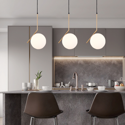 Nordic Glass Ball Pendant Light