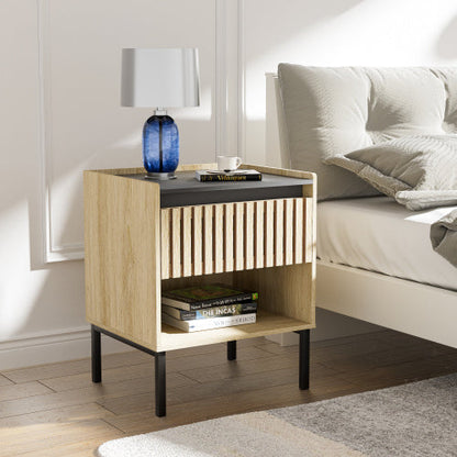 Modern Bedside Table Set of 2
