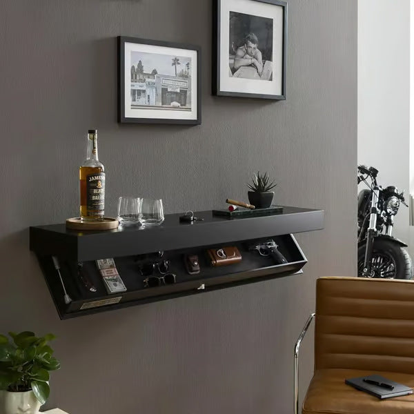 Wall-Mounted Wine Rack Shelf
