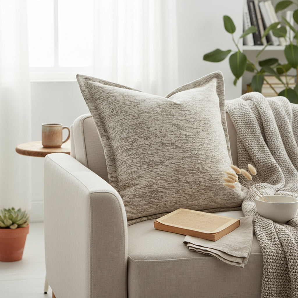 Oat Texture Sofa Cushion Cover
