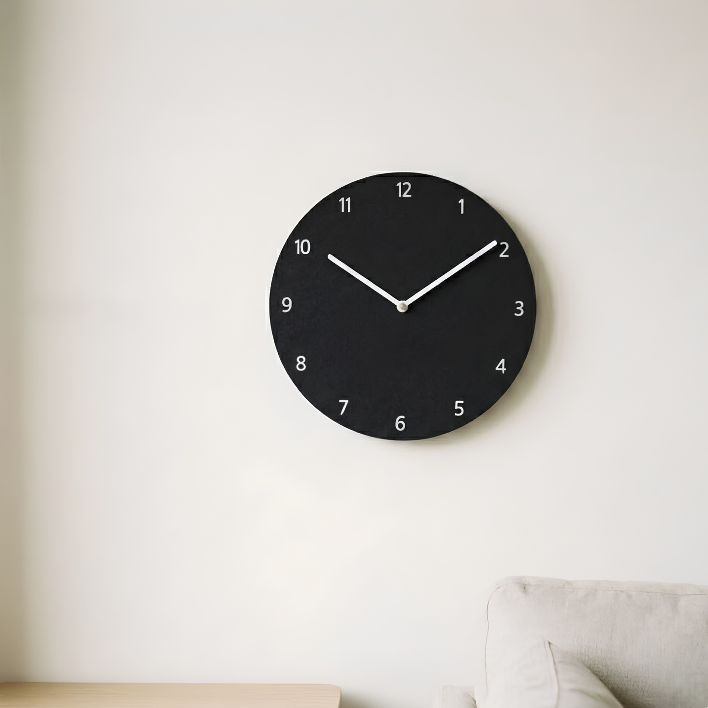 Round Coloured Silent Wall Clock