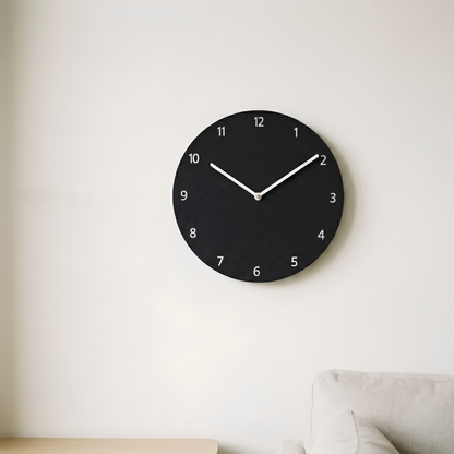 Round Coloured Silent Wall Clock