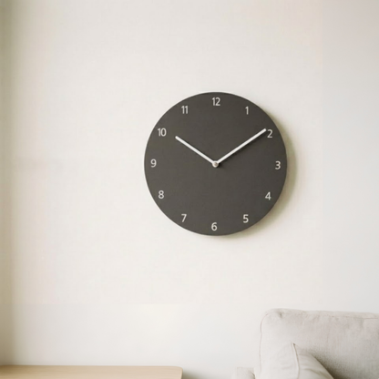 Round Coloured Silent Wall Clock