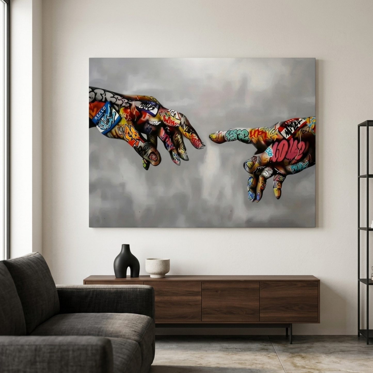 Graffiti Canvas Wall Art Poster
