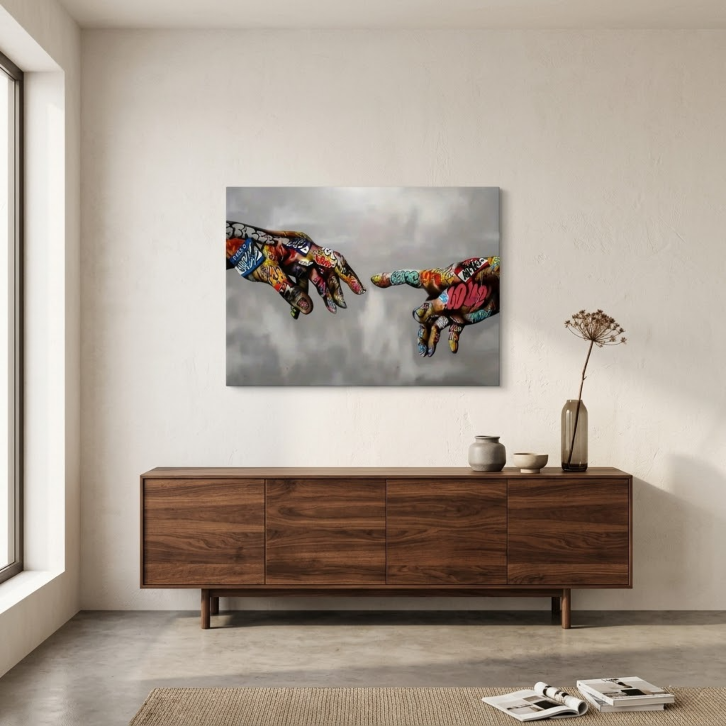 Graffiti Canvas Wall Art Poster