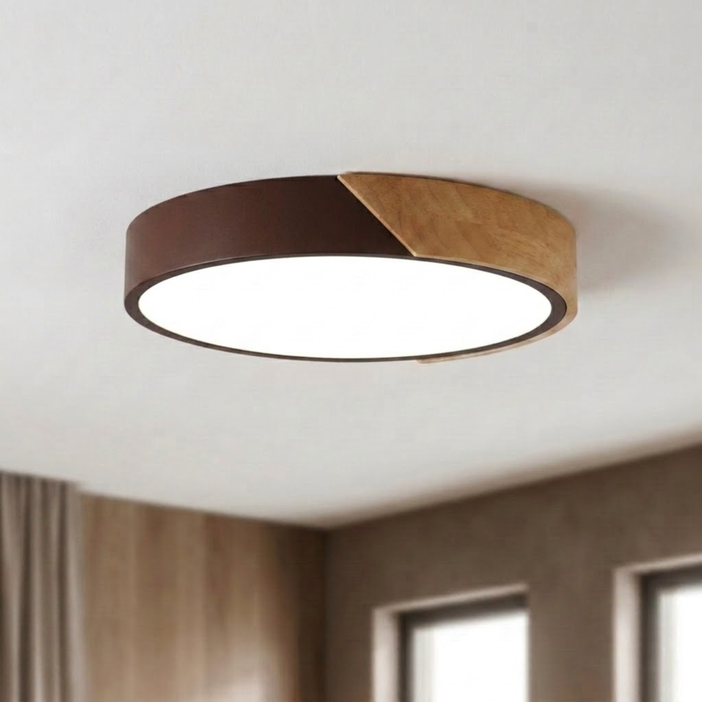 Nordic Wood LED Ceiling Light