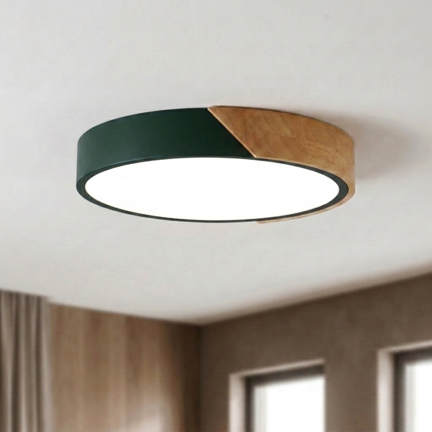 Nordic Wood LED Ceiling Light