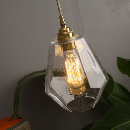 Nordic Brass Glass Pendant Light