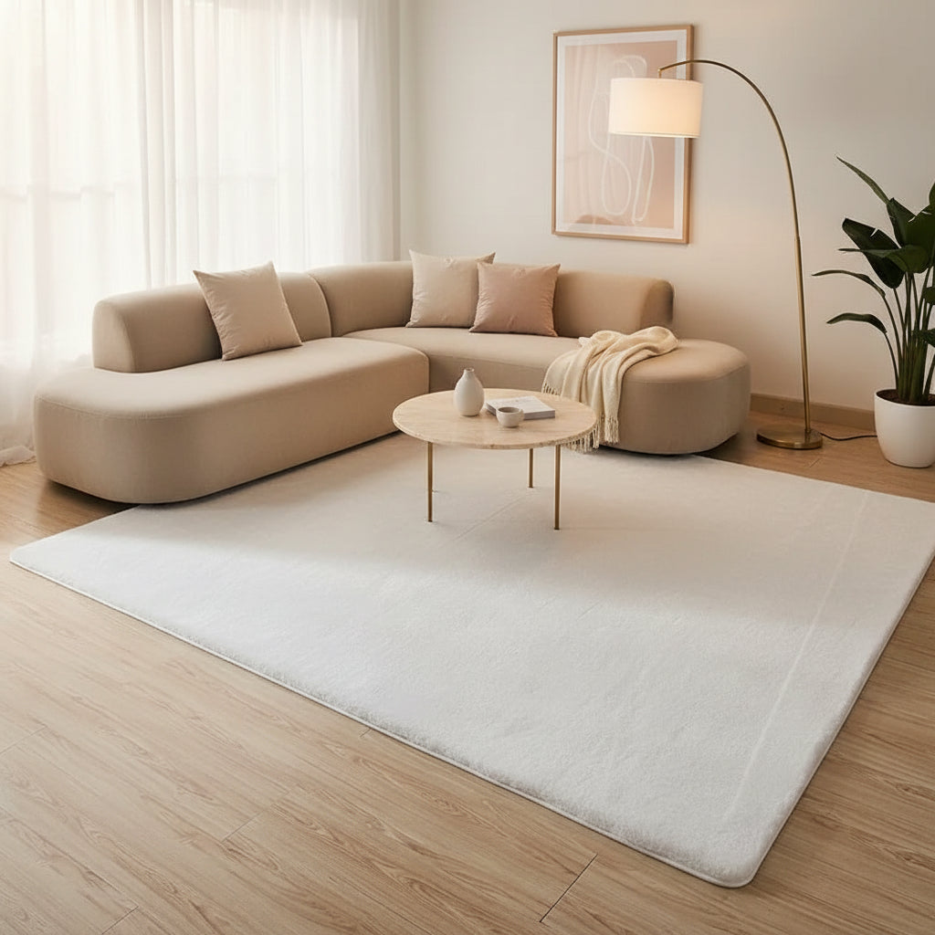 Faux Fur Plush Area Rug