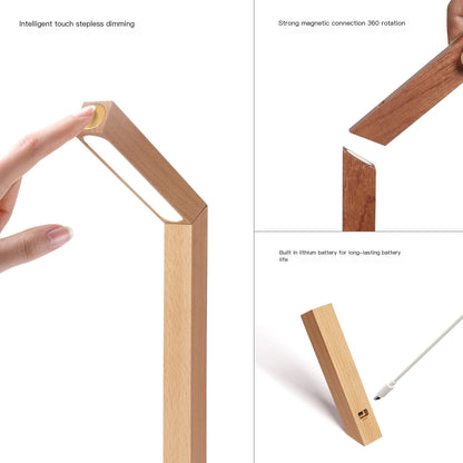 Minimalist Bamboo Bedside Lamp