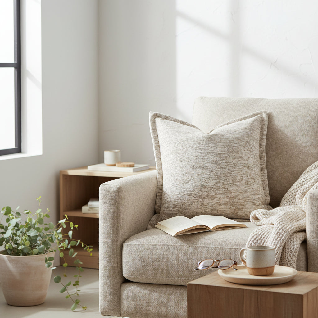 Oat Texture Sofa Cushion Cover