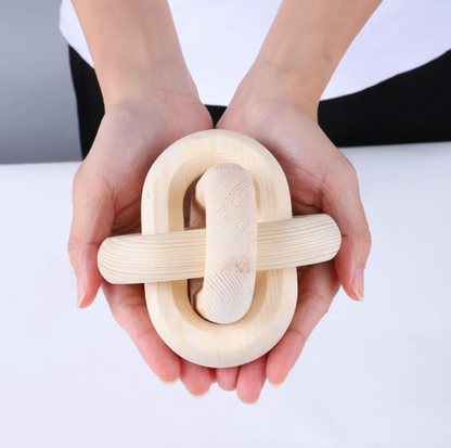 Handcrafted Wooden Knot Sculpture