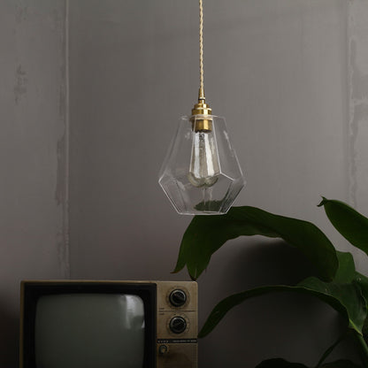Nordic Brass Glass Pendant Light
