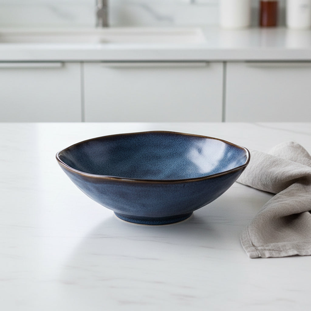 Nordic Ceramic Plates and Bowls Set